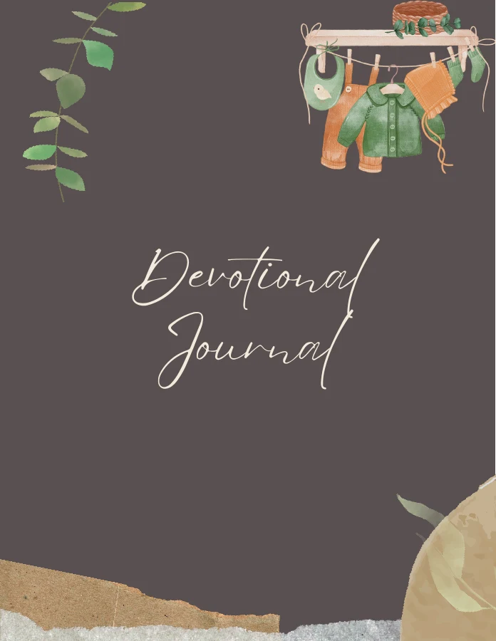 Brown Devotional Journal cover
