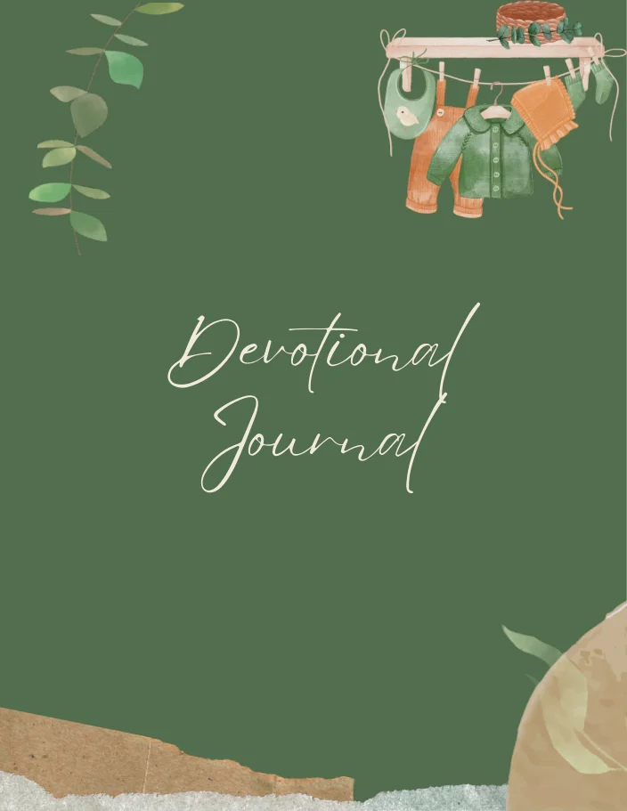 Sage Green Devotional Journal cover